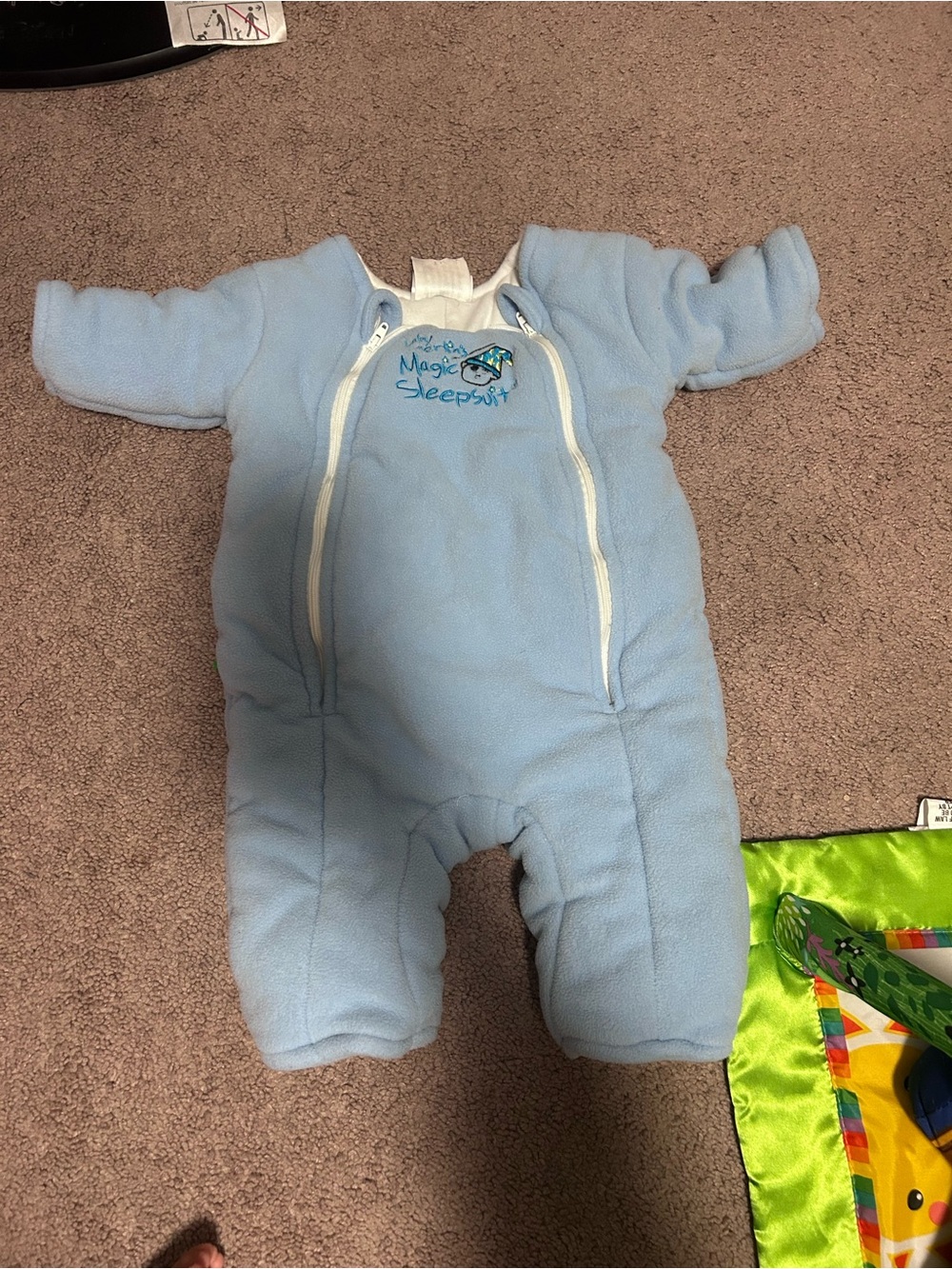 Magic Merlin Baby One-Piece in Light Blue